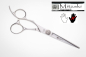 Preview: Im Angebot: Linkshandschere MITZAKI-SHIDISHI ,eine Schere für alle Schnitttechniken, fester Fingerhaken,  HOHLSCHLIFF , perfekte Sliceschere